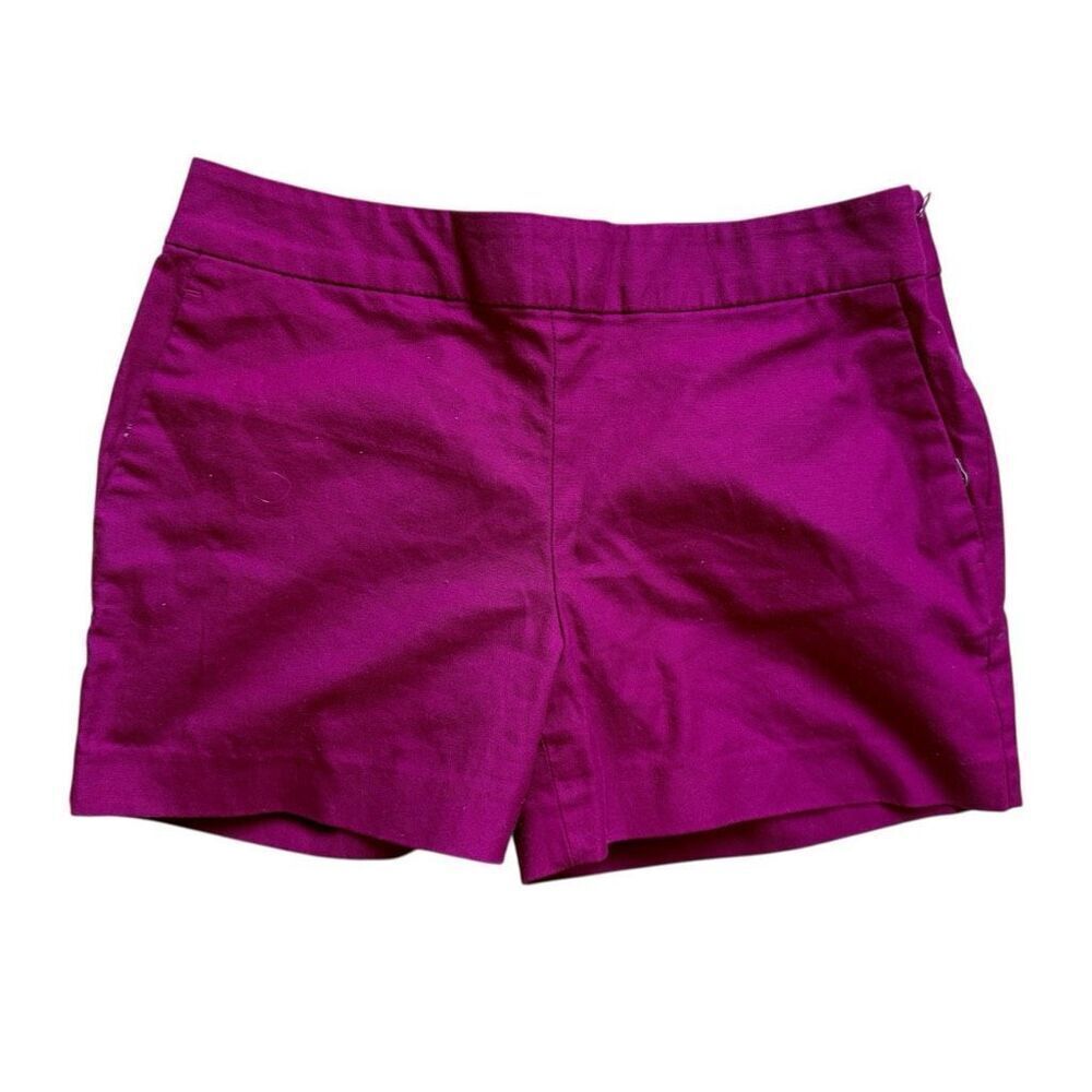 Womens J. Crew J Crew Cotton Chino Broken In Mid Rise Shorts Gray - Sz 8